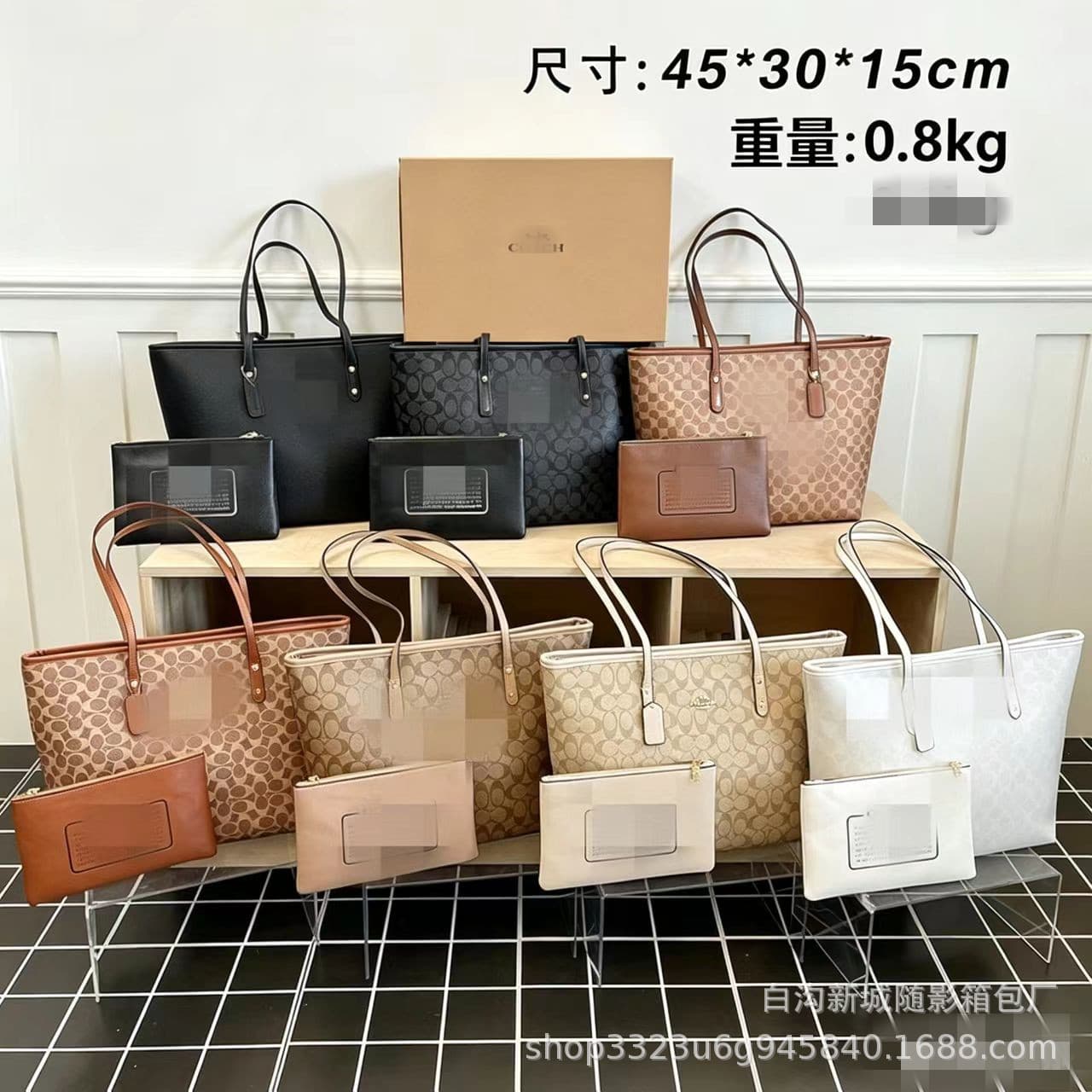 Koujia 2026 New City33 Tote Bag Mother Bag Sub-bag Large Capacity Shopping Bag Handheld Shoulder Bag for Women