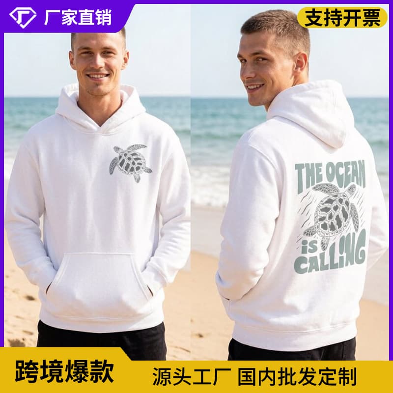 Cross-border Y2K Retro Punk Digital Print Casual Hoodie American Gothic Couple Sports Hoodie