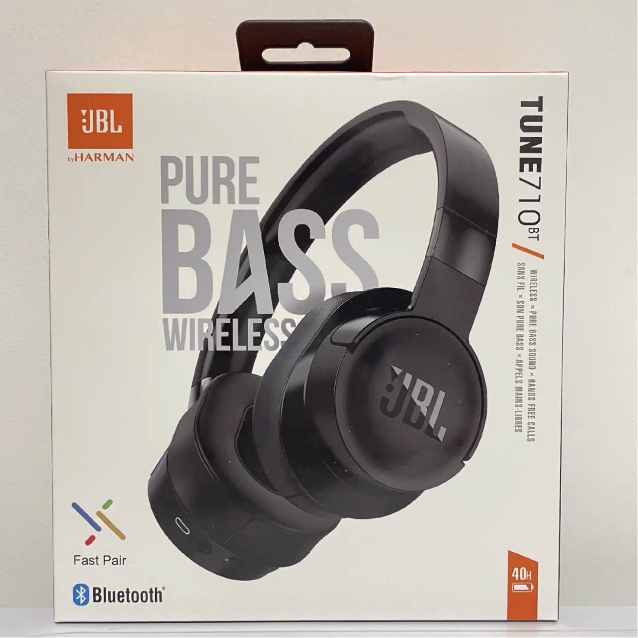Cross-border applicable JBL T710NC wireless Bluetooth headset head-mounted noise reduction wired headset mobile phone computer voice
