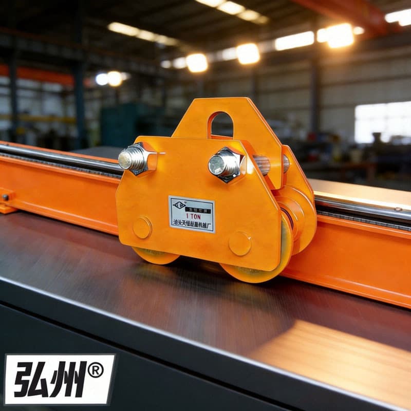 T-Type Manual Monorail Trolley 0.5 Ton 1 Ton 2 Ton 3 Ton Hand Chain Hoist Special Trolley I-Beam Trolley