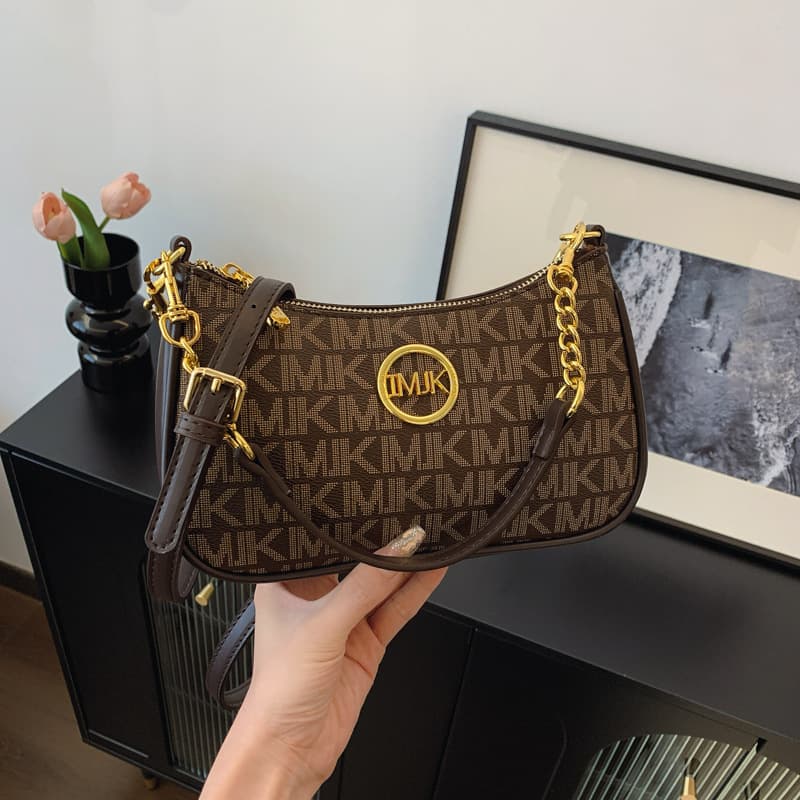 2026 New Fashion Small Handbag for Women Trendy Underarm Bag Printed Chain Bag Versatile Shoulder Crossbody Bag
