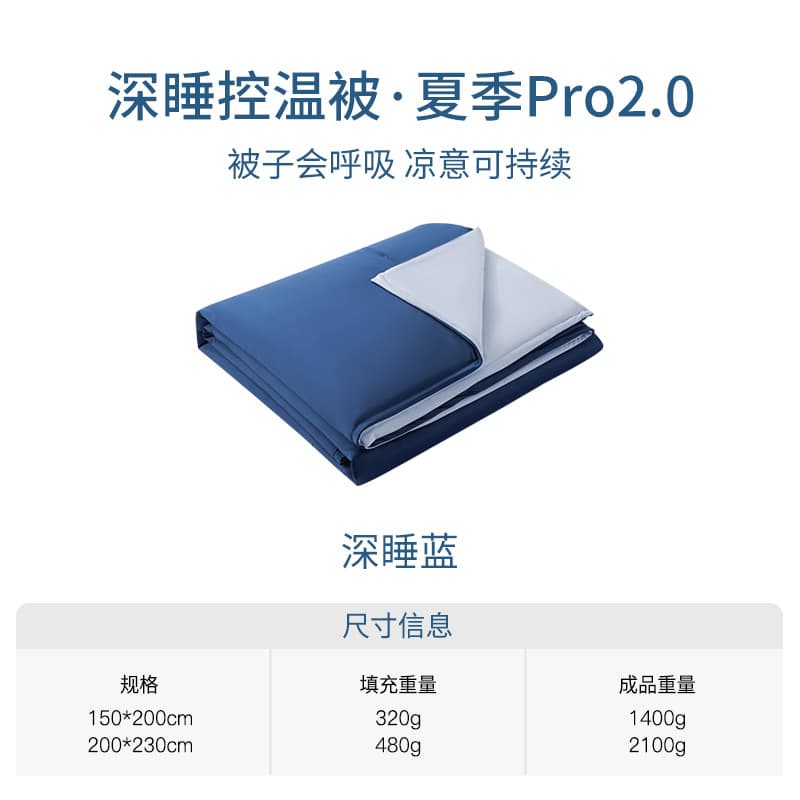 Deep Sleep Summer Cool Quilt Pro 2.0 Moisture-Wicking Class A Nylon-Spandex Cooling Blanket Air Conditioning Blanket Summer Thin Blanket Gift