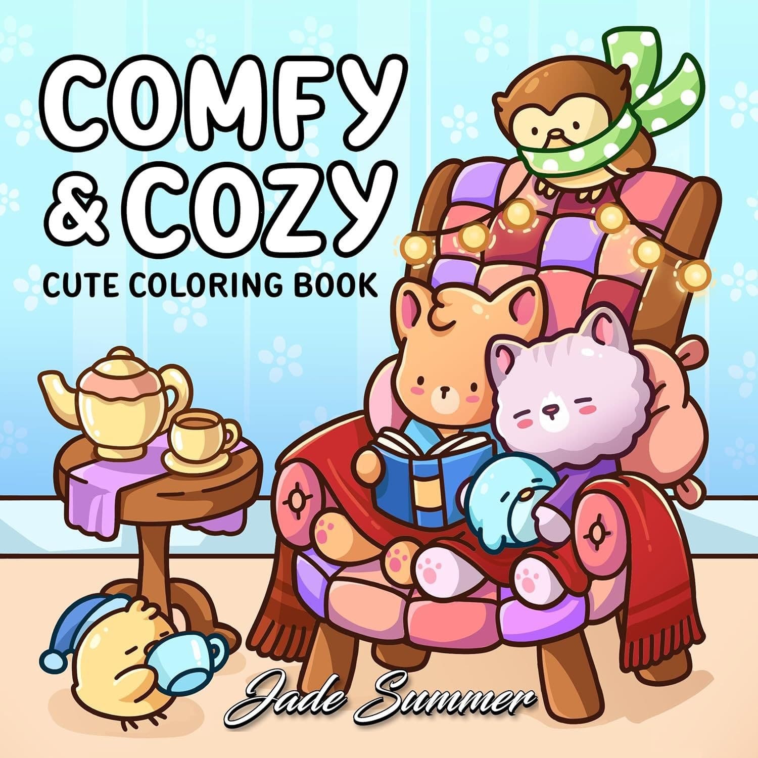 Cross-border coloring book Spooky Cutie Coloring Book Monster series children's graffiti coloring book