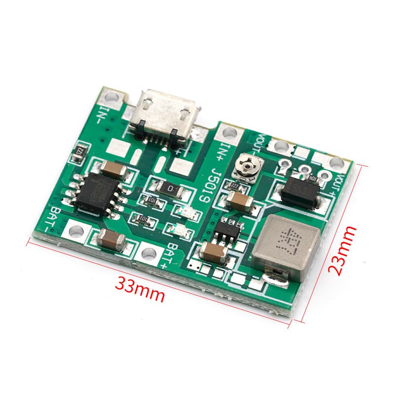 3.7V to 9V 5V Multimeter Modification 18650 Lithium Battery Charging Boost Discharge Integrated Adjustable Module 2A