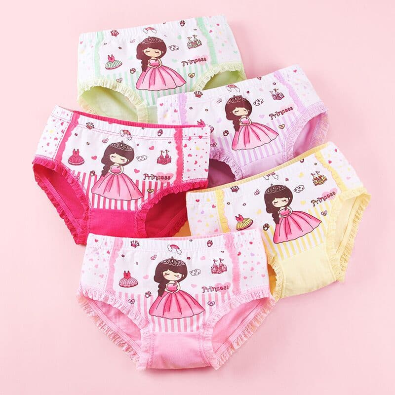 Girls' Underwear Cotton Triangle Briefs for Toddlers and Big Kids, Kids' Boxer Briefs Baby Underwear Factory Wholesale