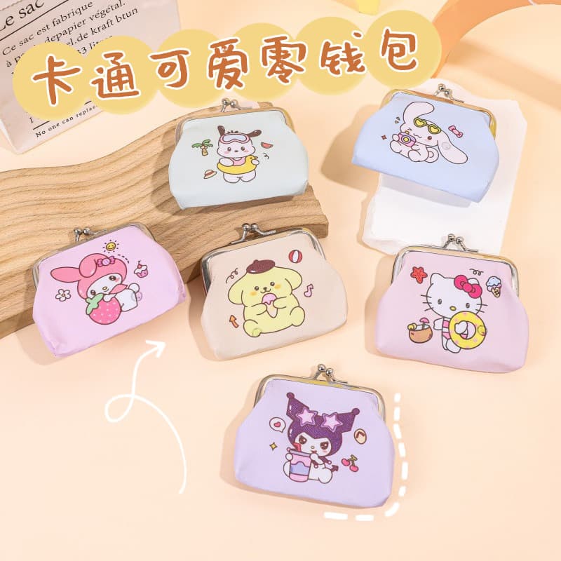 Cross-border Hot Selling Coin Purse Women's Cartoon Children's Key Pouch Kawaii Mini Portable Customizable Wallet