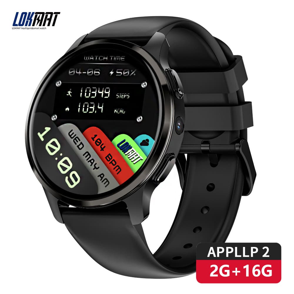 LOKMAT Standalone Android Smartwatch with SIM Card Support for Calls, WiFi Internet, 16GB Memory