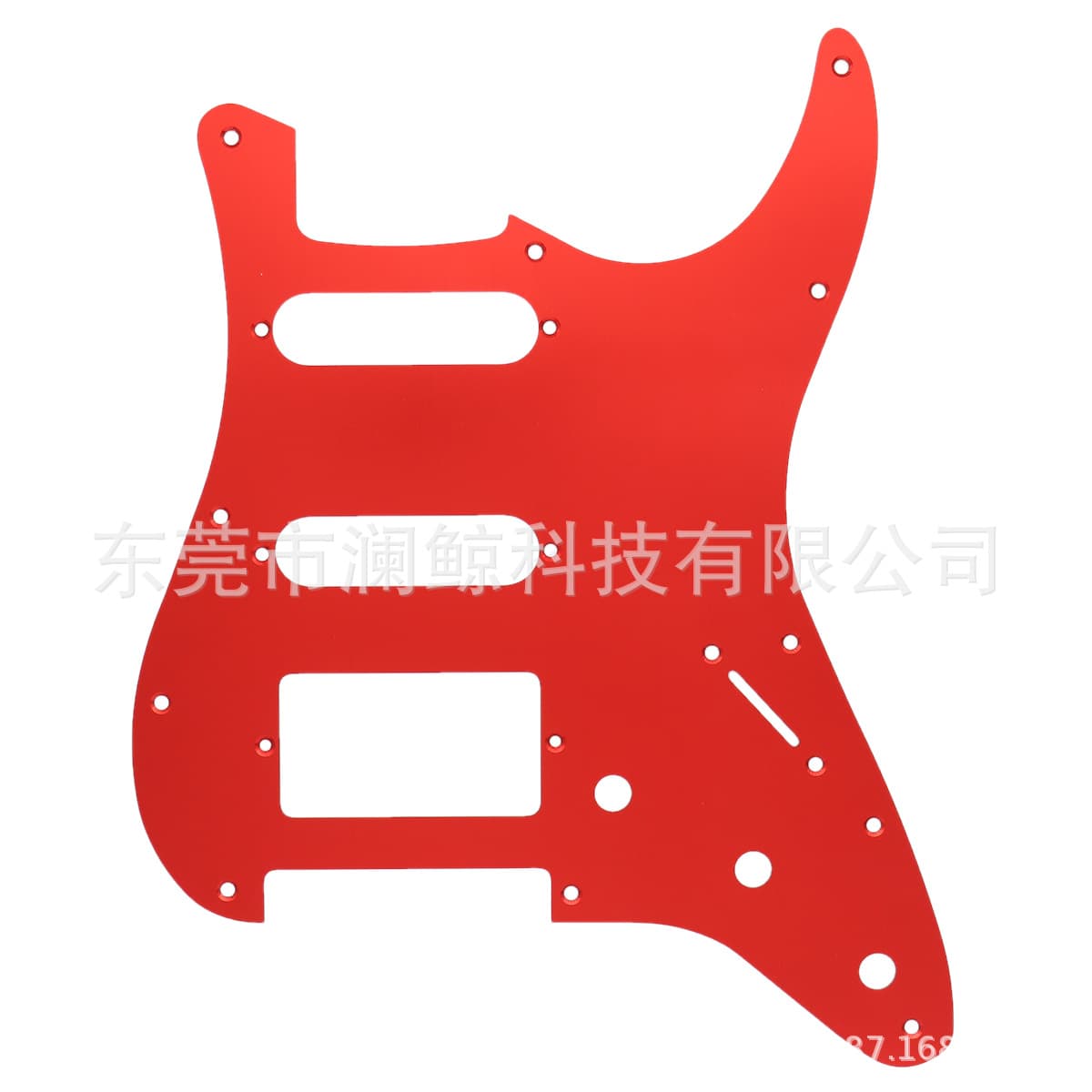 ST SQ Aluminum Alloy Electric Guitar Pickguard SSH Single Single Humbucker Electric Guitar Pickguard Front Cover Plate Red Blue Bronze Red Copper Black