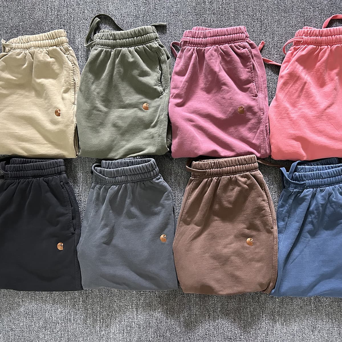 Carhartt 320g Pure Cotton Heavy-Duty Small Gold Label Sports Shorts Casual Summer Men's Sports Shorts