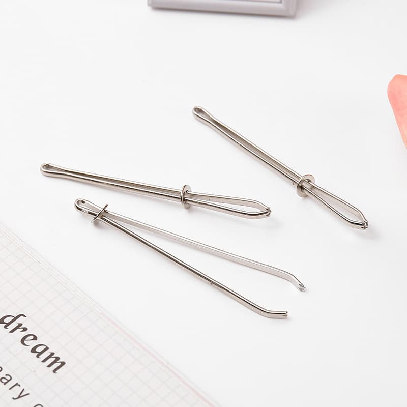 Elastic clamp trouser waist rope hat rope special rope threading device belt guide sewing diy household rope threading artifact belt threading device