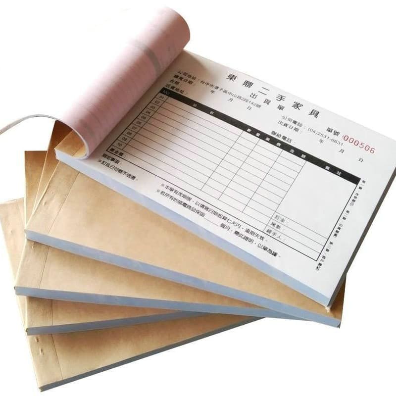 Voucher Receipt Delivery Order Triplicate Carbonless Copy Sets Printing Factory Direct