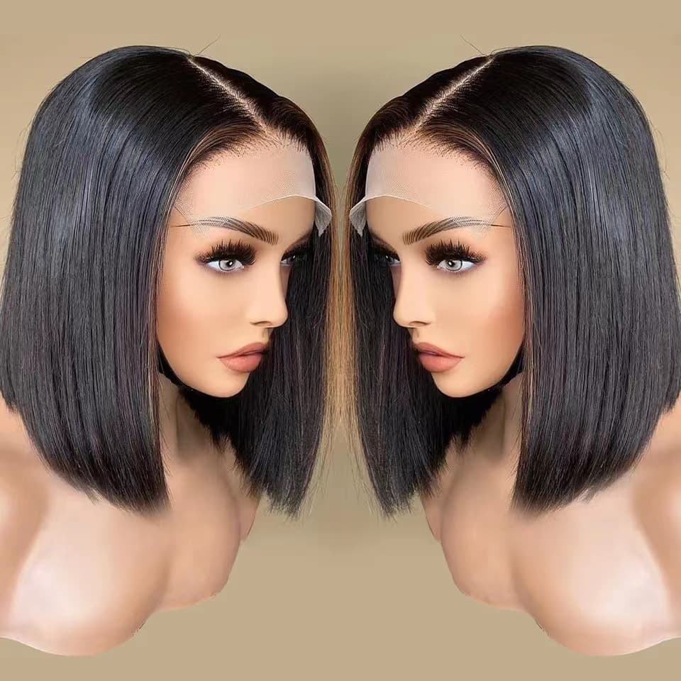 bob human hair wigs body wave front lace wig bob wig short hair bob wig