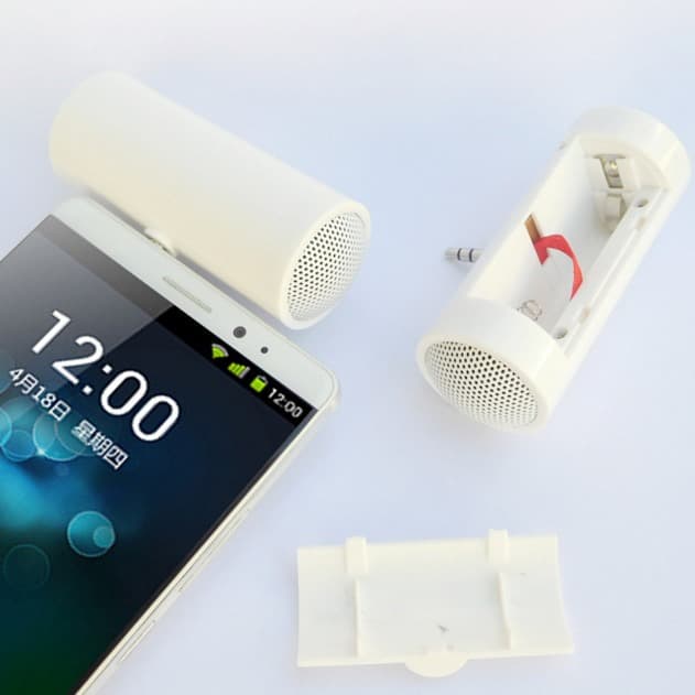 Mobile Phone Speaker Small Amplifier Direct Plug Universal Radio External Horn Amplified Speaker Mini