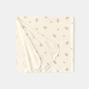 Newborn Swaddle Blanket Thin Baby Quilt for Spring/Summer, Pure Cotton Wrap for Hospital, Baby Essentials