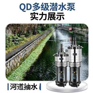 Multi-Stage High-Lift Submersible Pump, Household Deep Well Pump, Agricultural Irrigation Pump, Engineering Dewatering Fountain Pump, High Flow