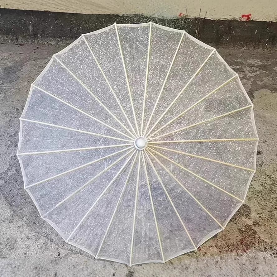 Silk umbrella, transparent silk umbrella, dancing umbrella, performance prop, oil paper umbrella, decorative umbrella, classical flower