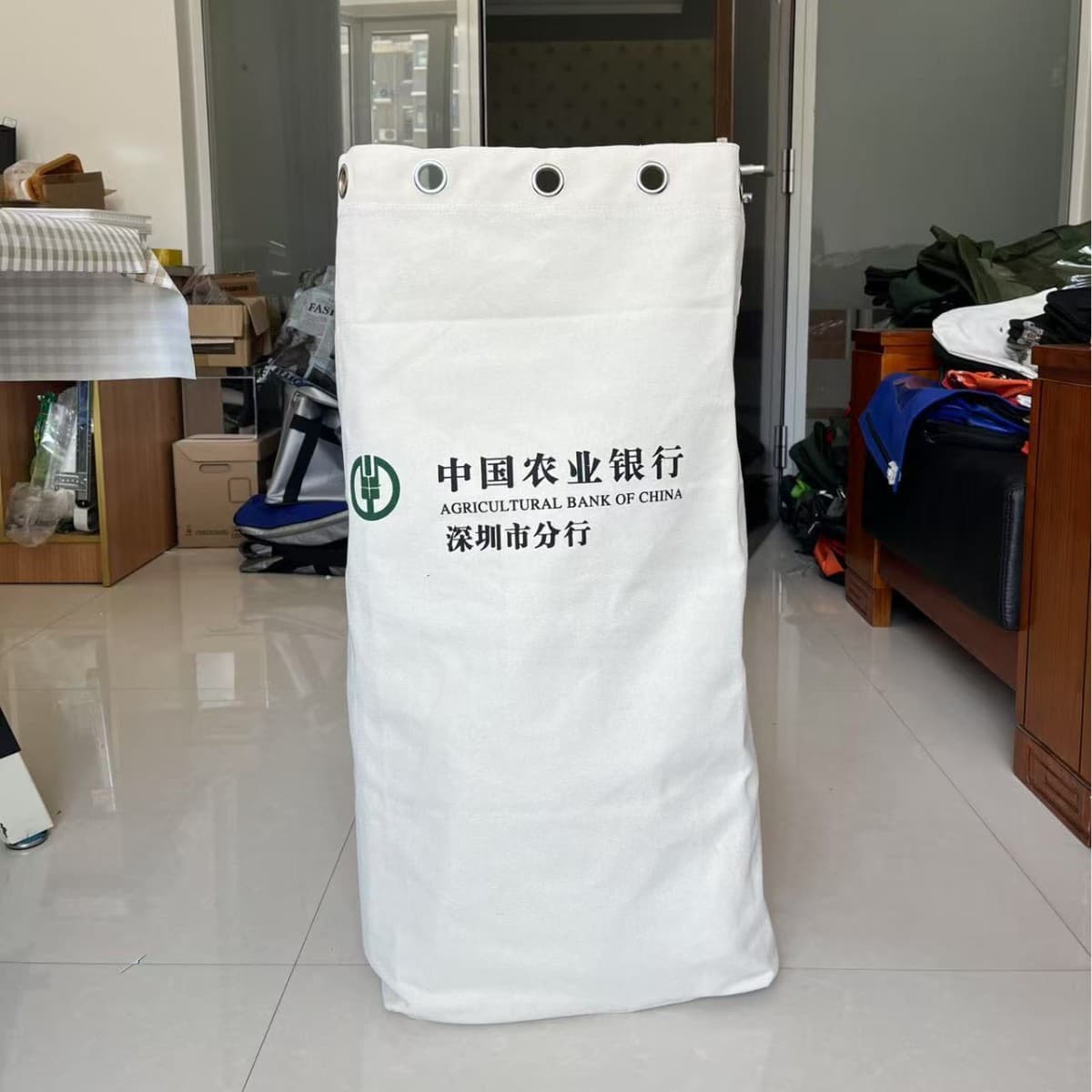 Bank Cash Bag Bank-Specific Deposit Bag Thick Canvas Money Bag Canvas Bag Wholesale Direct Sales