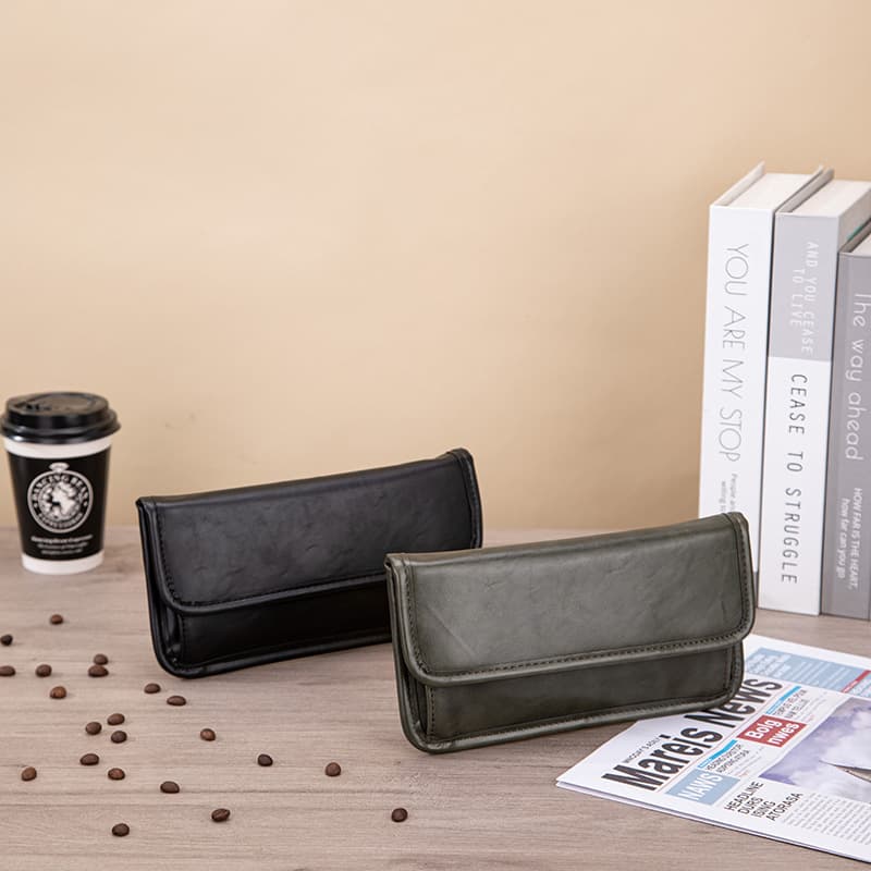 Fashionable Retro Men's Mid-Length Wallet, Vintage Trendy Versatile Youth Clutch, Multi-Card Slot Coin Purse, Money Clip