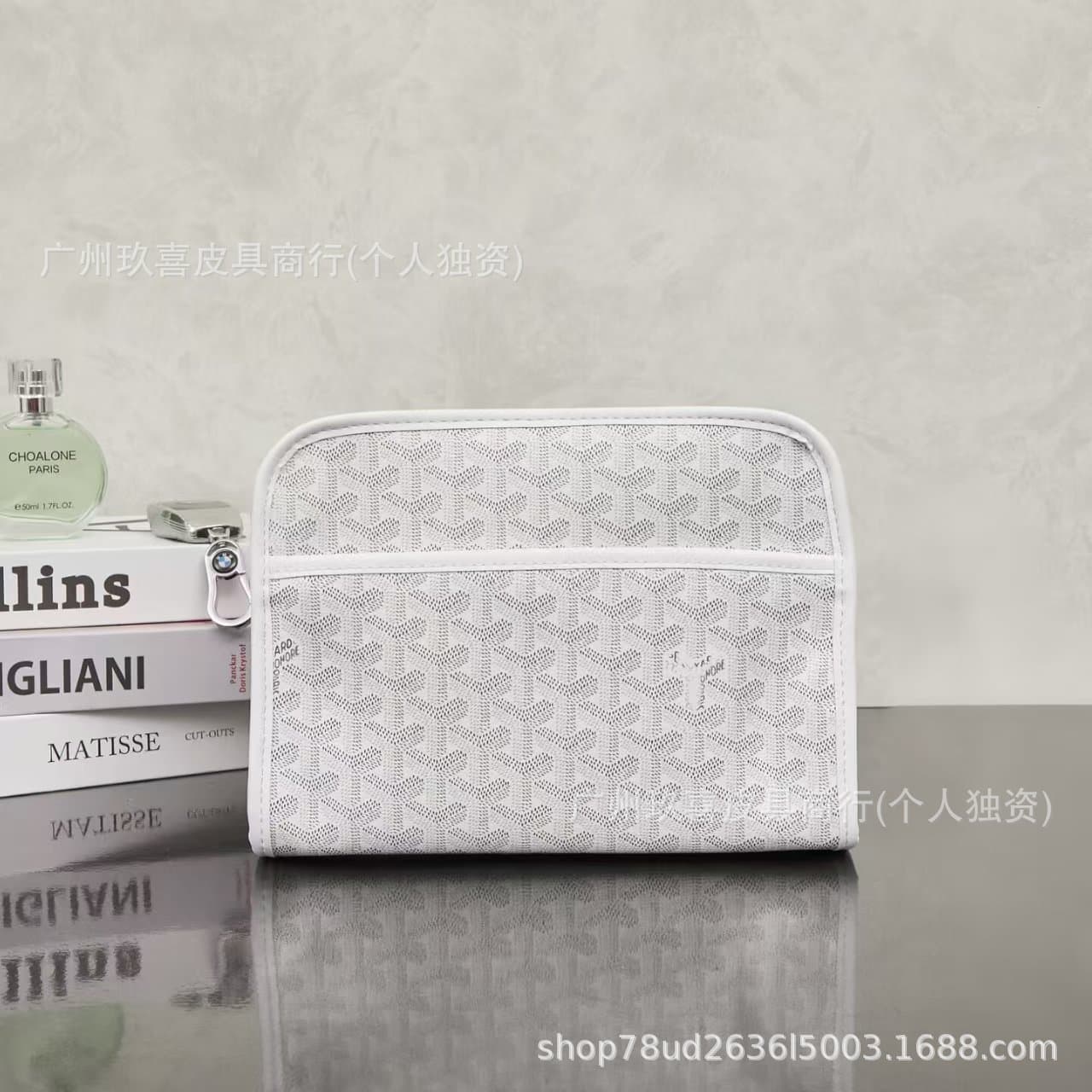 Classic Unisex Clutch Bag Fashion Casual Zipper Toiletry Bag Large Capacity Printed Export Stock Cosmetic Bag