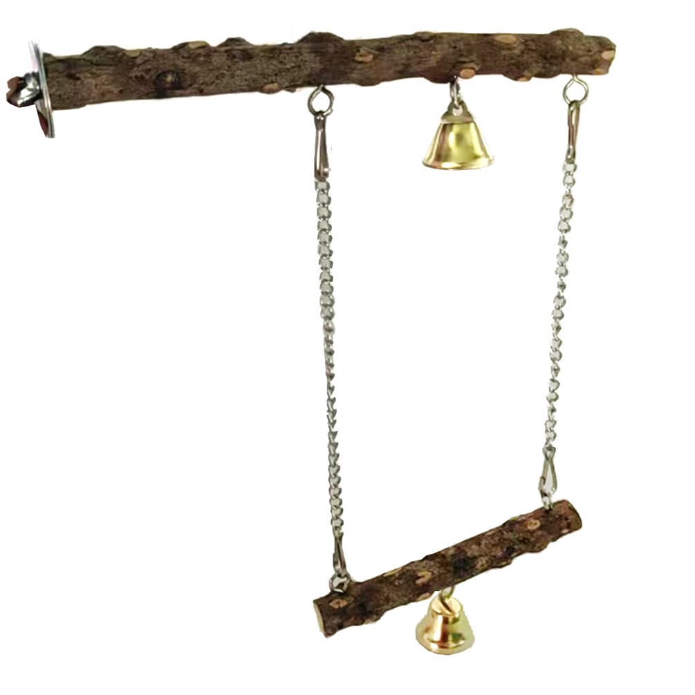 Bird Climbing Ladder with Pepperwood for Cockatiels and Lovebirds, Suitable for Chewing, Grinding Teeth, and Sharpening Claws, Bird Cage Stand and Perch