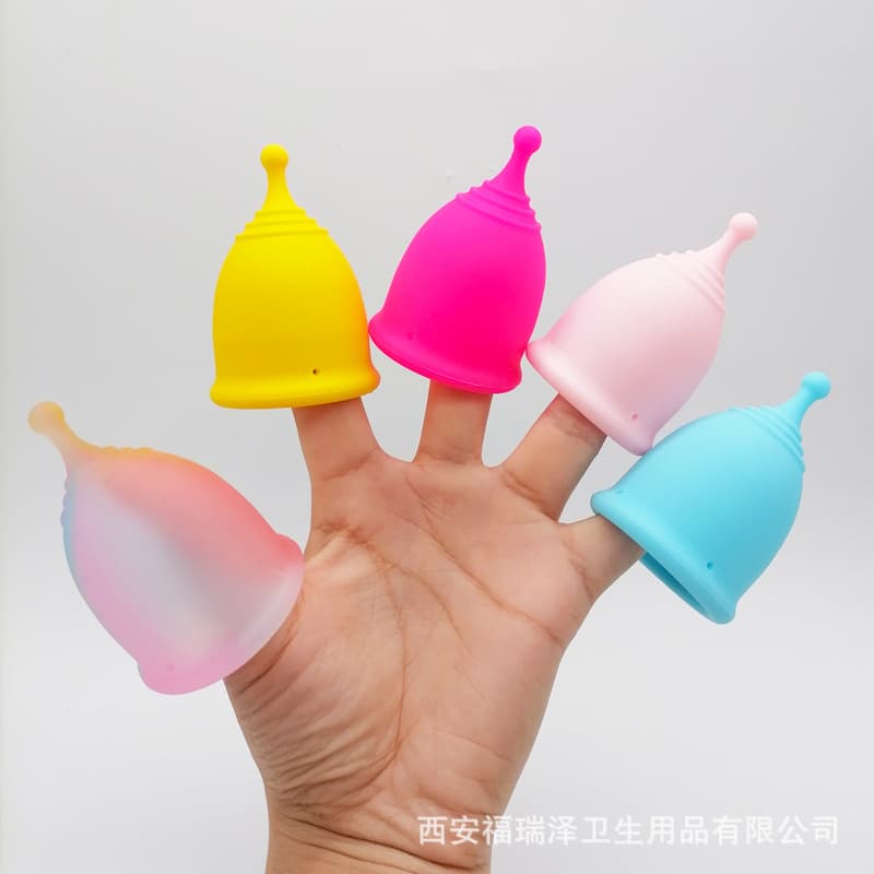 Factory source sports menstrual cup for women's feminine care, export
