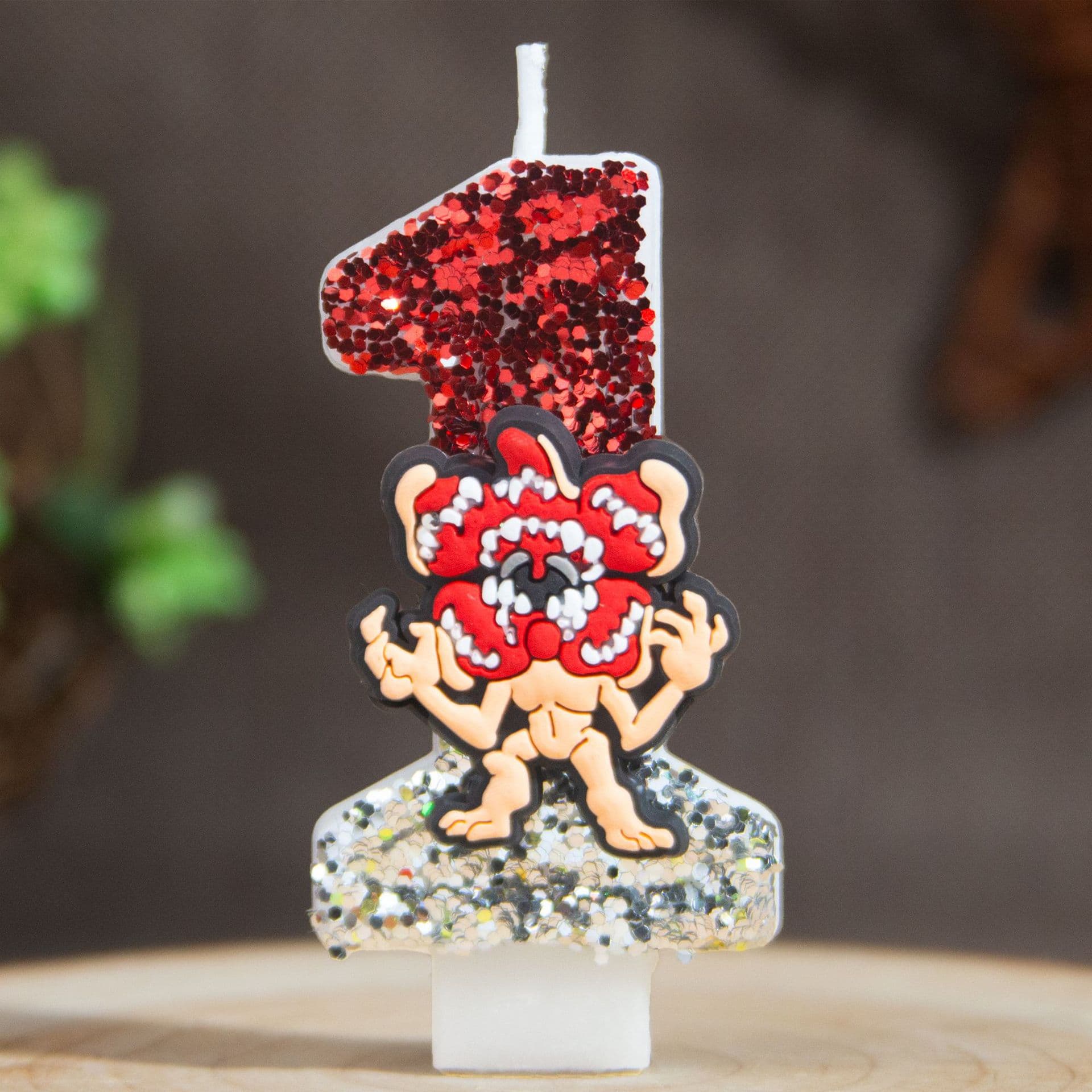 Cross-Border Hot Selling Amazon Xiyin Birthday Number Candles, Red Halloween Handmade Cake Candles