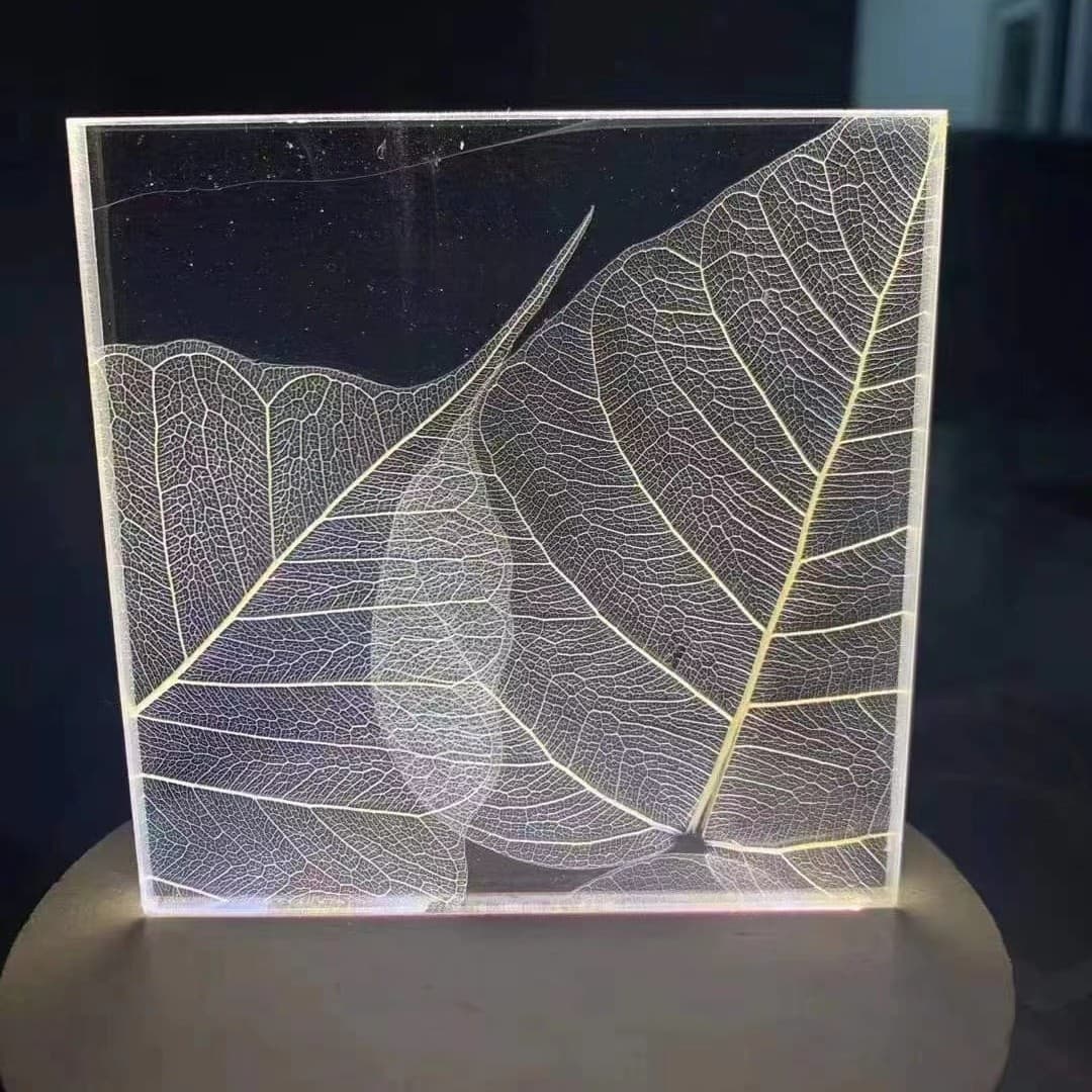 Acrylic board leaf board plexiglass art board background wall screen partition decoration building materials advertising design