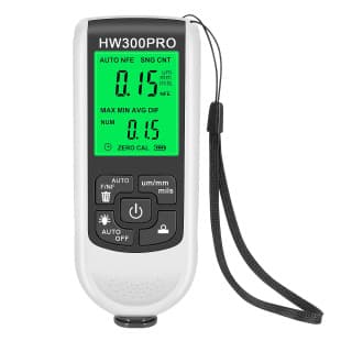 High Precision Coating Thickness Gauge Anti-Slip Paint Film Meter Dry Film Thickness Gauge HW-300PRO