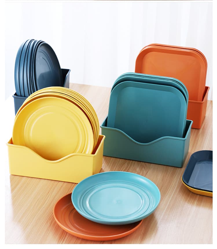 Snack plate, spit bone plate, snack plate, fruit plate, nut plate, candy plate, customized plate, thickened tableware, dessert