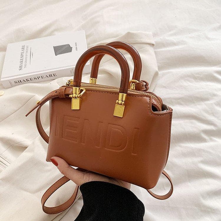 Cross-Border Women's Bag 2026 New Trend Graffiti Print Fashion Crossbody Bag Niche High-End Trendy Tote Water Cup Bag
