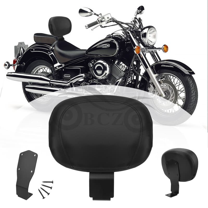 Compatible with Yamaha XVS400 650 Motorcycle Modified Driver Mid Rear Backrest 1998-2019