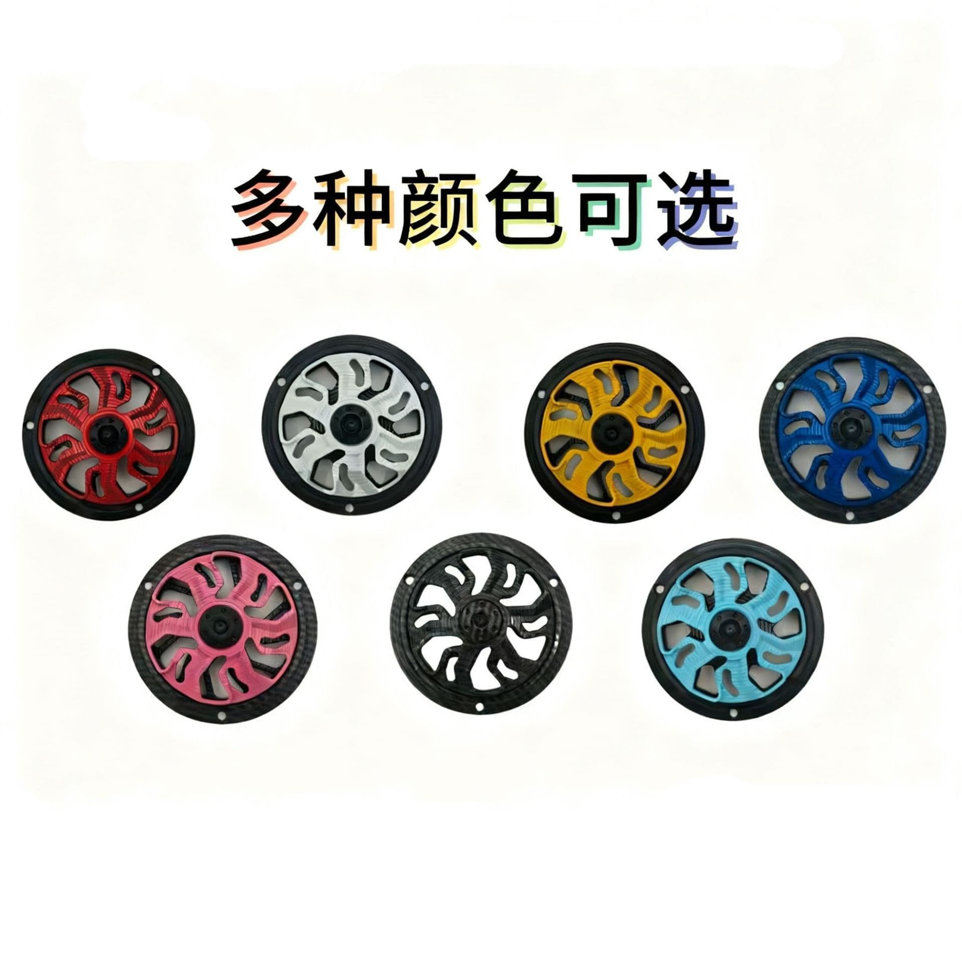 For VESPA Primavera 150 Sprint 150 Modified Engine Rotary Fan Cover Radiator Decorative Protective Cover