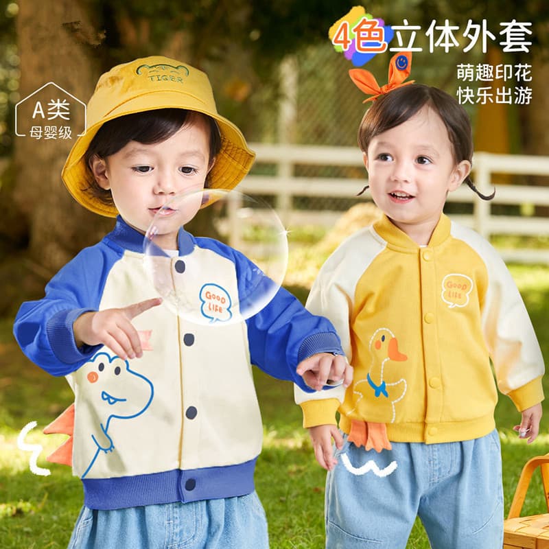 Baby Cotton Cardigan Jacket Spring Autumn Boys Girls Toddler Casual Top