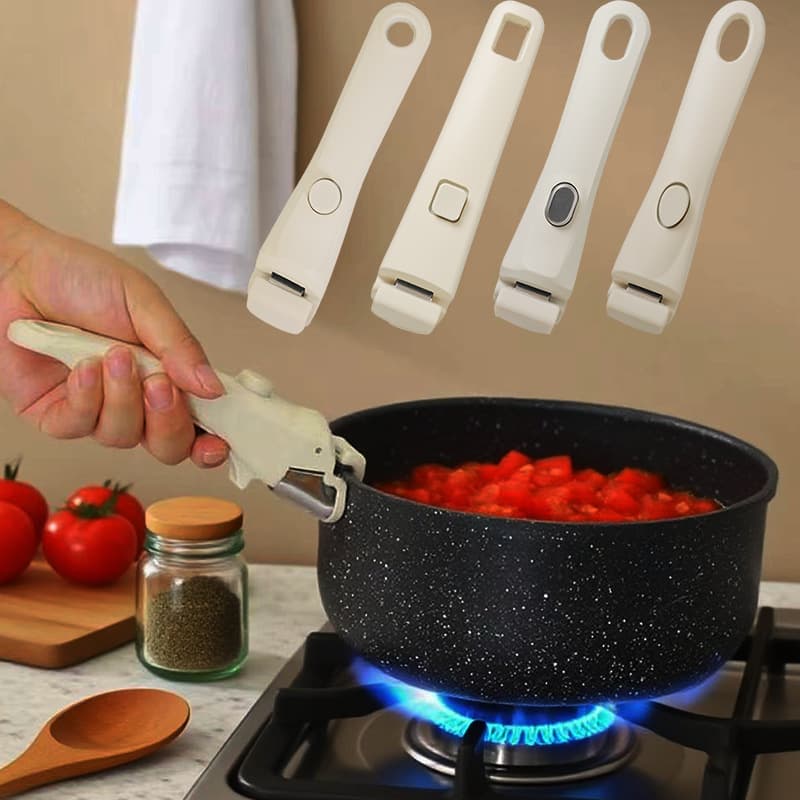 Custom Removable Handle Pot Handle Clip-On Detachable Heat-Insulated Grip