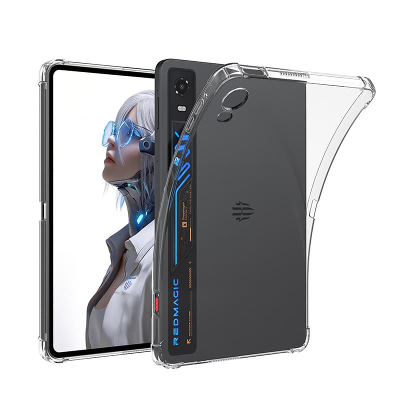 Suitable for Nubia Red Magic Tablet 5Pro protective case RedMagic Astra2 airbag anti-fall transparent soft case
