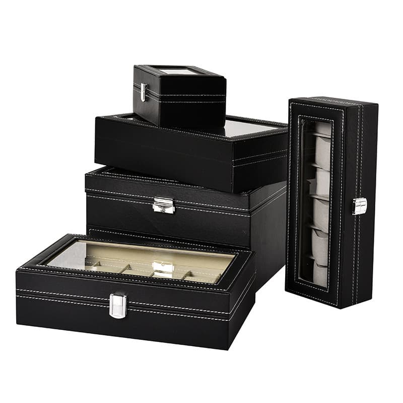 Watch Box Storage Case with Window Display for Wristwatches, Organizer for Bracelets, Watch Storage Box, Watch Gift Box