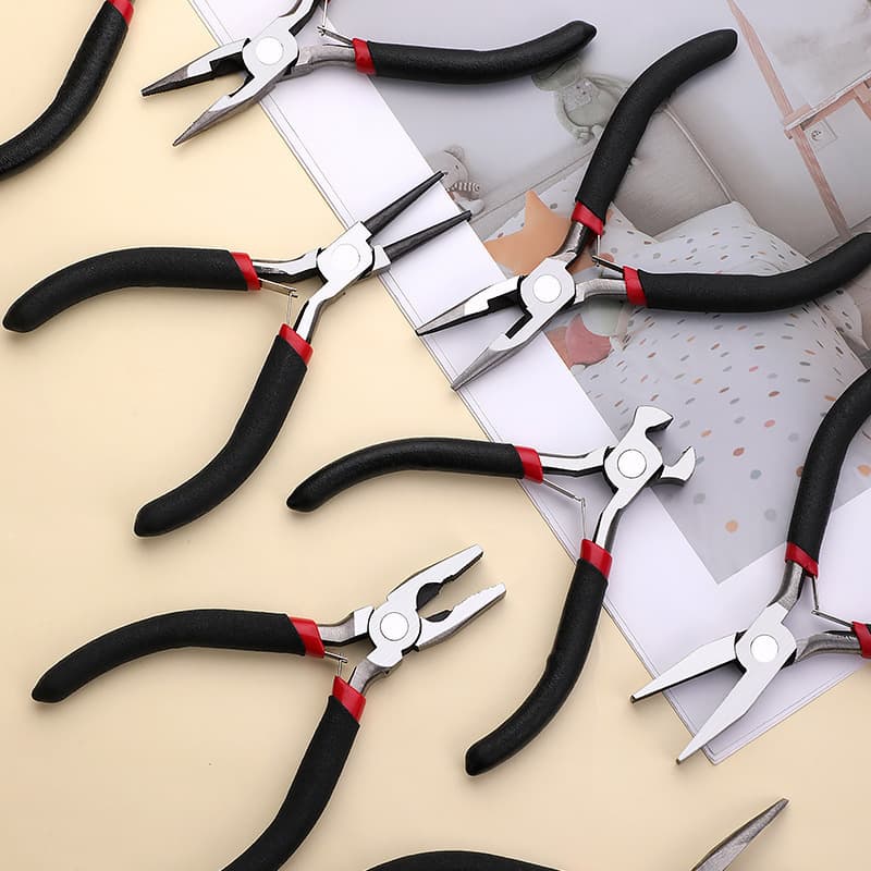 Manufacturer small pliers 4.5 inch needle nose pliers round nose pliers jewelry handmade beading diy handmade jewelry pliers tool pliers