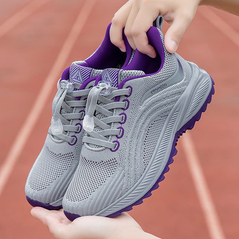 Factory Direct Lightweight Breathable Middle-Aged and Elderly Health Shoes Anti-Slip Soft Sole Mom Shoes Sports Casual Comfortable Walking Shoes