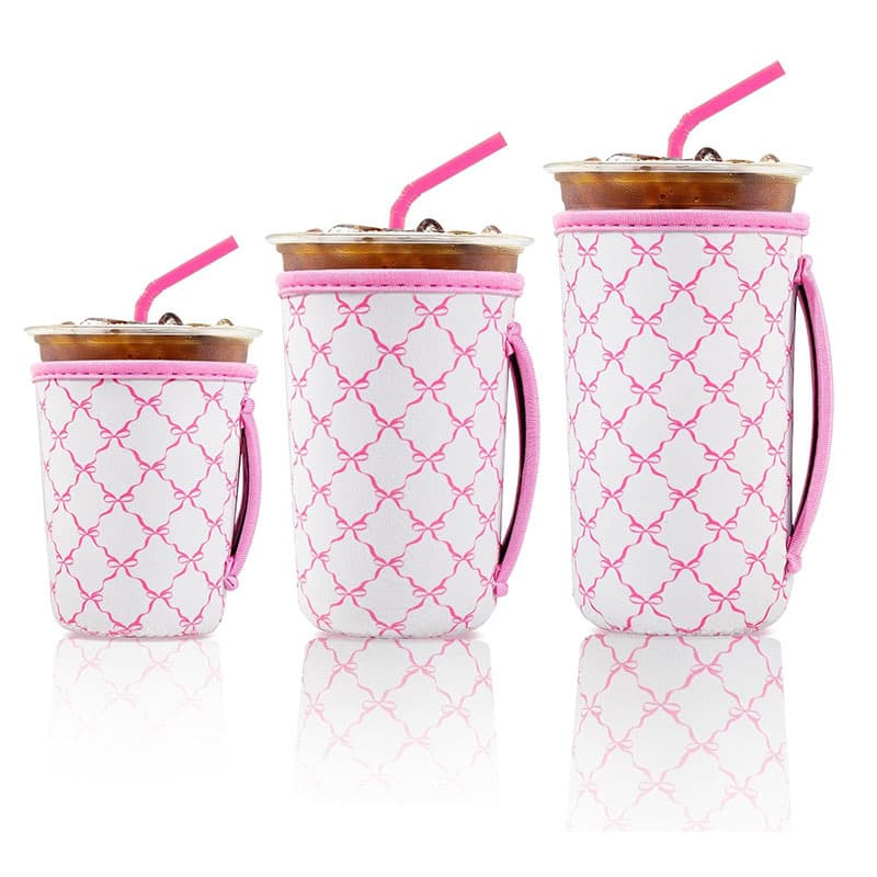 Neoprene Butterfly Anti-Scald Coffee Cup Sleeve Cross-Border Hot Selling Cola Freeze Protection Cover Coffee Sleeve New Style