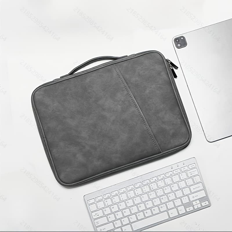Factory Stock Fast Shipping 11 inch Tablet Storage Bag, Suede Leather Waterproof Shockproof Function