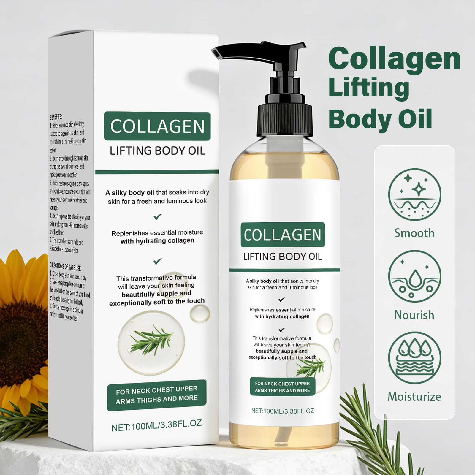 Cross-border Collagen Lifting Body Oil After Shower