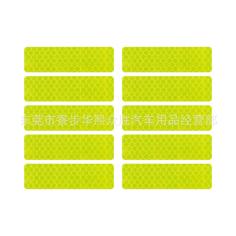 5 Cents Each Car Safety Reflective Film Warning Strips, Rear Bumper Anti-Collision Reflective Stickers, Reflective Strips, Car Decals Cross-Border