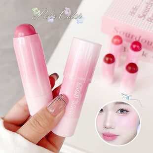 MISS GOSH 6-Color Gradient Blush Stick Lip and Cheek Dual-Use Matte Cream Blush Stick