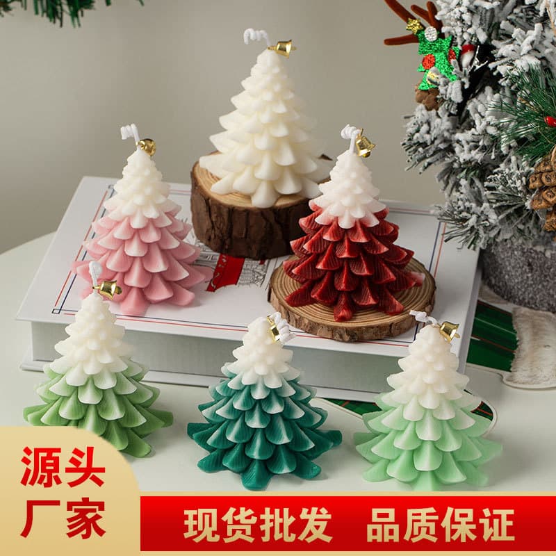 Christmas Tree Aromatherapy Candle Decoration, Fragrance Souvenir, Creative Gift Box, Birthday Home Decor