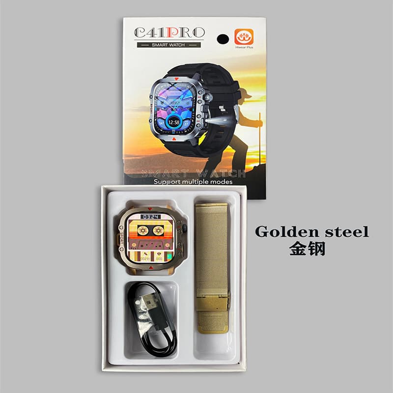 Smart Watch 2025 New Smart Watch ⌚️ Three-proof Outdoor Heart Rate Blood Pressure Monitoring Sports H11 Watch