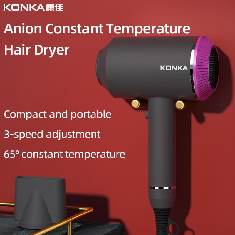 KONKA Hair Dryer Home Negative Ion Constant Temperature Care