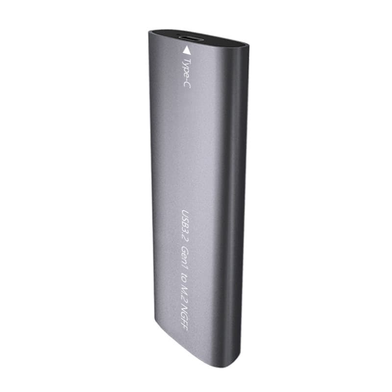 M.2 hard drive box USB3.2Type-C to M.2NGFF solid state drive box metal external mobile hard drive box