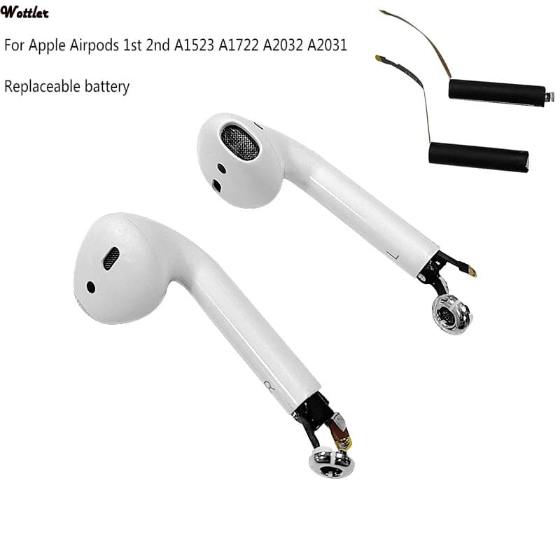 Wireless Bluetooth Headset Rechargeable Battery 45230 Compatible with Apple Headset First Generation Second Generation Headset Cylindrical Battery