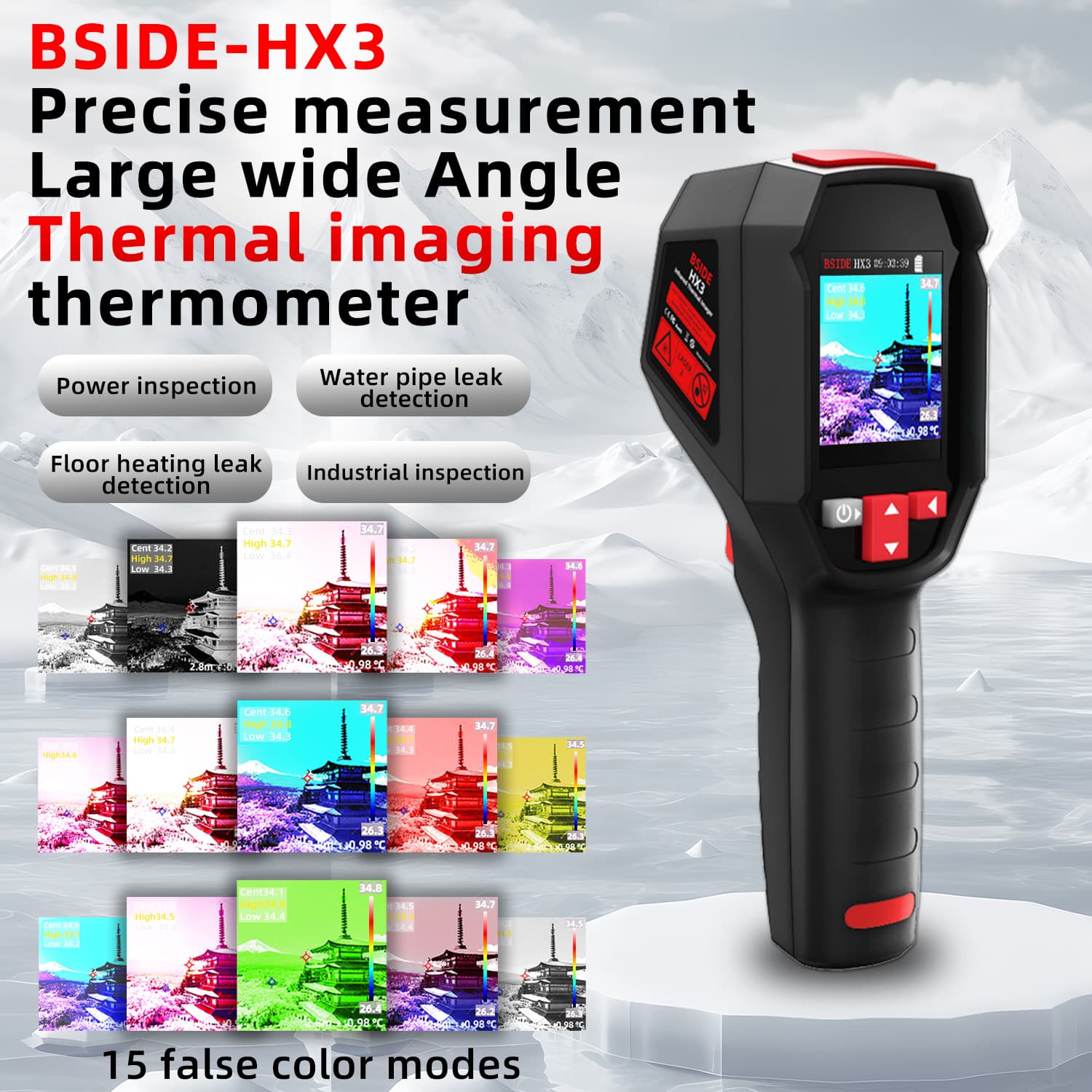 HX3 Infrared Thermal Imager, Handheld Thermal Imager, Electric Non-Contact Thermometer, Cross-Border Hot Selling Product (Original Manufacturer)