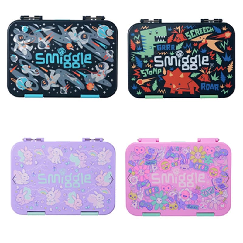 Australian Smiggle Large Capacity Lunch Box, Student Lunch Box, Kids Lunch Box, Fruit Box for Primary and Secondary School Students